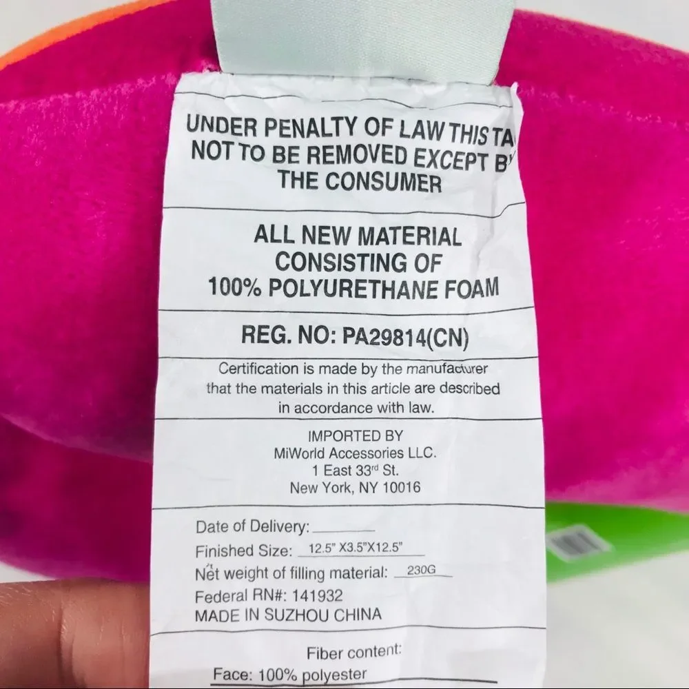 Wonder First Class Only Rainbow Travel Neck Pillow